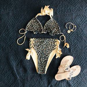 Lagos Bikinis Austin Set in Leopard